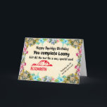 Tarjeta Funny Crea tu propio humor fácil de editar cumplea<br><div class="desc">Diviértete y crea tu propia e hilarante tarjeta de cumpleaños,  o agrega un dulce y lindo mensaje. ¡Eso es lo mejor con esta tarjeta fácil de editar,  puedes crear lo que quieras!</div>
