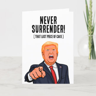 Tarjeta Funny Cumpleaños de Donald Trump
