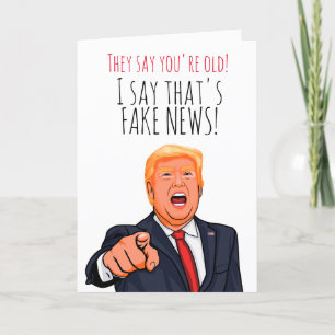 Tarjeta Funny Cumpleaños de Donald Trump