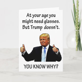 Tarjeta Funny Cumpleaños de las Elecciones Trump 2020