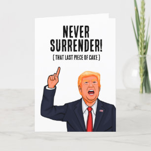 Tarjeta Funny Cumpleaños de Trump