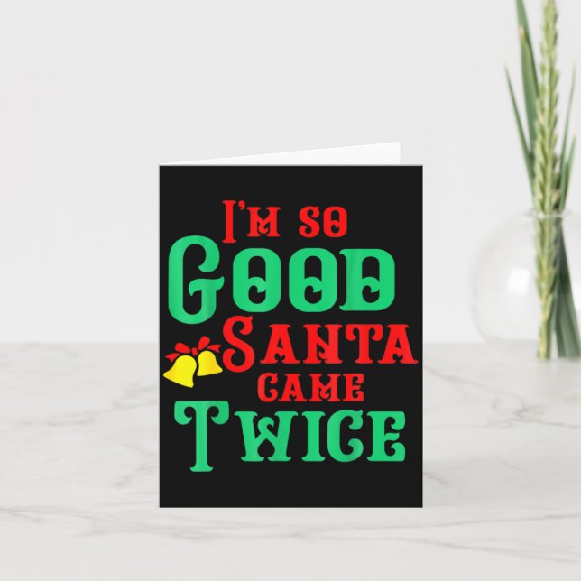 Tarjeta Funny Dirty Naughty Inappropriate Christmas  (Anverso)