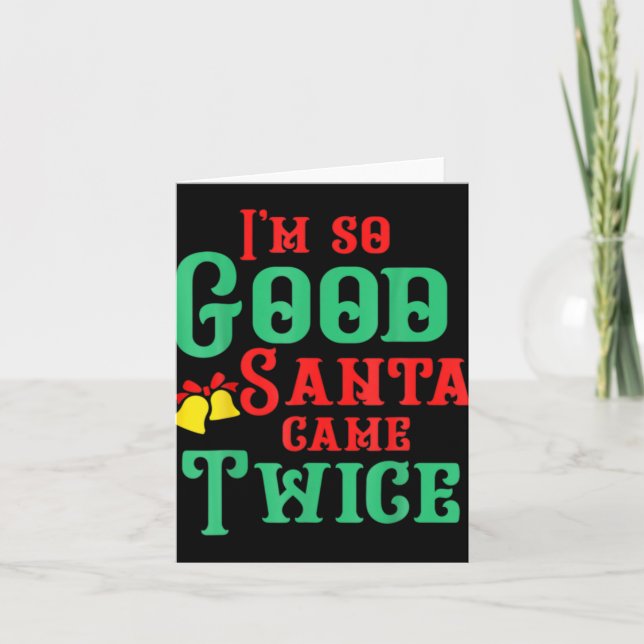 Tarjeta Funny Dirty Naughty Inappropriate Christmas T Shir (Anverso)