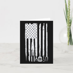 Tarjeta ¡Funny Diseño Bbq! Para Los Aficionados Al Fumador