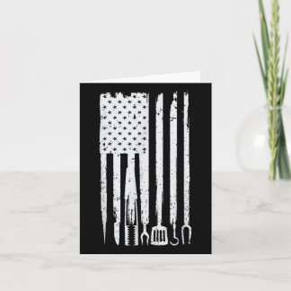 Tarjeta ¡Funny Diseño Bbq! Para Los Aficionados Al Fumador