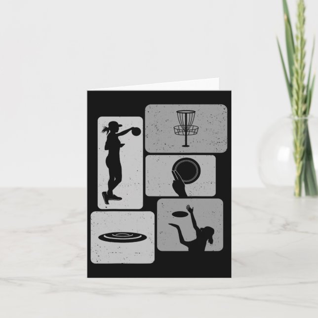 Tarjeta Funny Disk Golf Player Guay Flying Disk Sports Ent (Anverso)