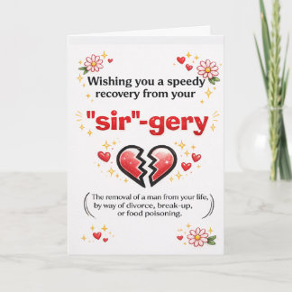 Tarjeta funny divorce congratulations for ex wife