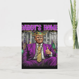 Tarjeta Funny Donald Trump: Casa Blanca Mardi G