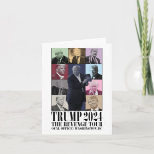 Tarjeta Funny Donald Trump el tour por la venganza Ultra M