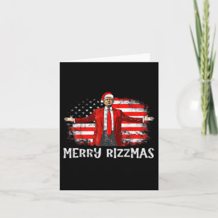 Tarjeta Funny Donald Trump Feliz Navidad Pajamas Ho