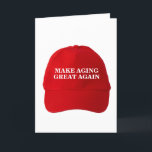 Tarjeta Funny Donald Trump MAGA Cumpleaños: Hacer el Envej<br><div class="desc">Las divertidas tarjetas de cumpleaños de Donald Trump y el juego político Personalizado y los regalos políticos personalizados de PolitiClothes.com y PolitiCardz.com Encuentran los regalos políticos y electorales más singulares, entre ellos: camisetas políticas, pegatinas para parachoques políticos, botones políticos, Posters políticos, pines políticos, tarjetas políticas, tazas políticas, Posters políticos, Rótulos...</div>