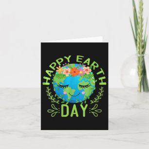 Tarjeta Funny Earth Day Cita a la Tierra Guay Happy Earth 