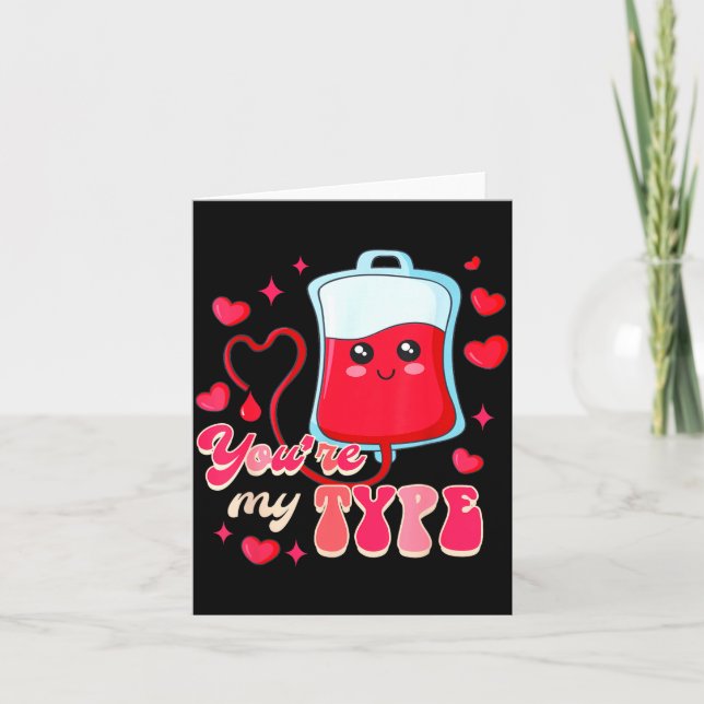 Tarjeta Funny Er Rn Nurse Nursing Valentine’s Day You're M (Anverso)