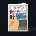 Tarjeta Funny Exotic Getaway Birthday Card<br><div class="desc">Aquí hay una graciosa tarjeta de cumpleaños personalizado que presenta a un tipo en un sofá que no es exactamente un viajero mundial. De vez en cuando podría viajar de un lado al otro del sofá. Gracias por elegir este diseño original de © Chuck Ingwersen. Publico personalizados en Instagram: https://www.instagram.com/captainscratchy...</div>