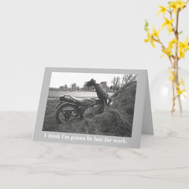 Tarjeta FUNNY/FAKE accident/customizable text Card (flor amarilla)