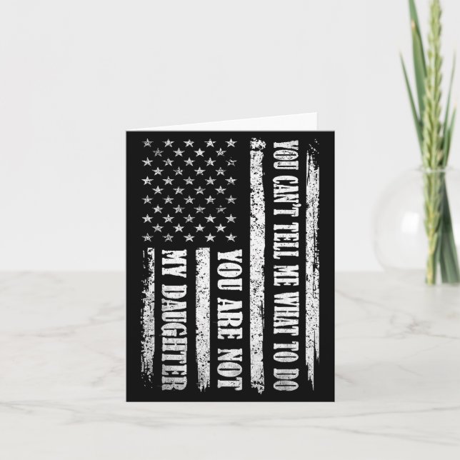 Tarjeta Funny Father Day Design For Daddy Papa Men From Da (Anverso)