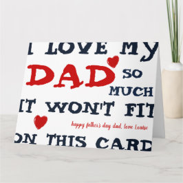 Tarjeta Funny Fathers Day Card