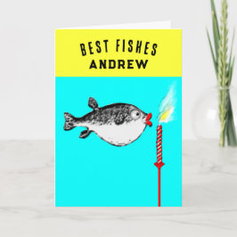 Tarjeta Funny Fish Birthday Card
