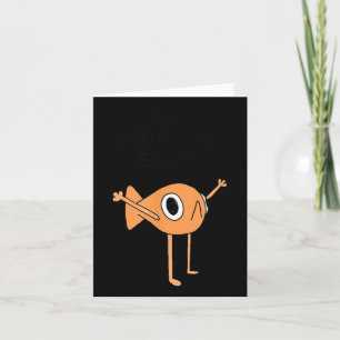 Tarjeta Funny Fish Le Poisson Steve Para Niños Mujeres