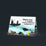 Tarjeta Funny Fisherman Birthday Card<br><div class="desc">¡Este es perfecto para el pescador! Seguro que te hará sonreír. También hay elementos ocultos alrededor del interior de la tarjeta. ¡Disfruta encontrarlas todas!</div>