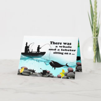 Tarjeta Funny Fisherman Birthday Card