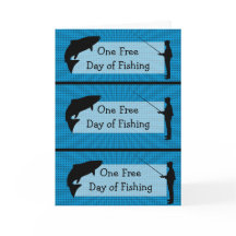 Funny Fishing Humpons Birday Card