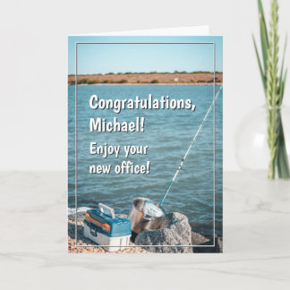 Tarjeta Funny Fishing Retirement Card