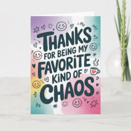 Tarjeta Funny Friend Thank You Card