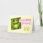 Tarjeta Funny Frog & Beer 90th Hoppy Birthday Card<br><div class="desc">Graciosa Rana & Cerveza Personalizada 90ª tarjeta de cumpleaños de amapola de Juliet Parrott-Merrell en Zazzle! También hay más tarjetas con este diseño. Visita la tienda para más detalles.</div>