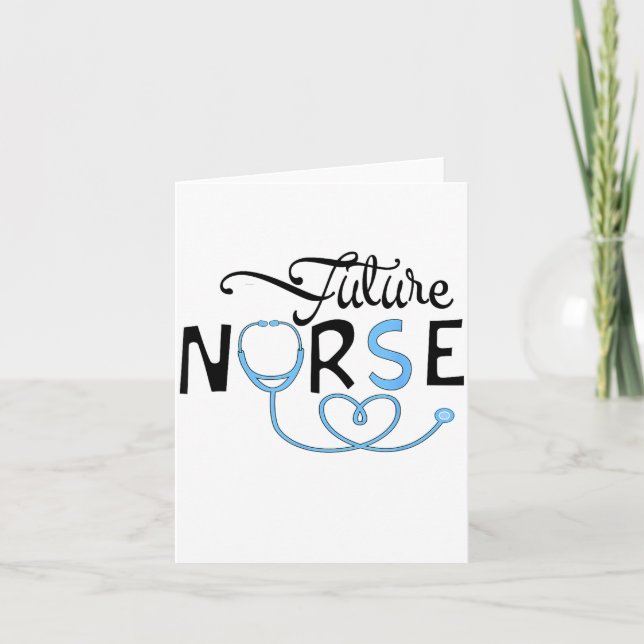 Tarjeta Funny Future Nurse Nursing School Student Nurse In (Anverso)