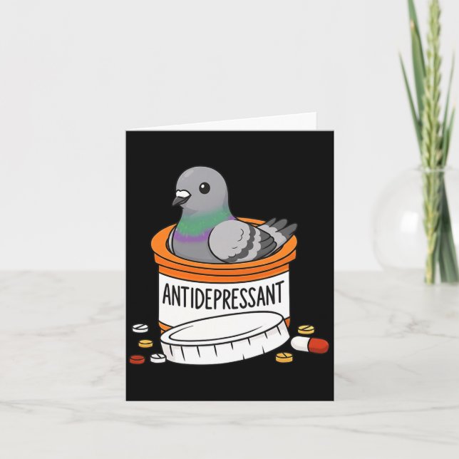 Tarjeta Funny Geon Anti Depressant Zoo Boys Girls Premium  (Anverso)