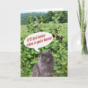 Tarjeta Funny Get Well card