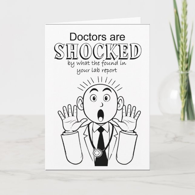 Tarjeta Funny get well wish for beer lover (Anverso)