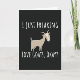 Tarjeta Funny Goat Lover Cards Farm Animals Farmer