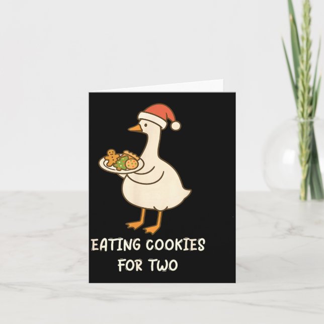 Tarjeta Funny Goose Pregnancy Pregnant Announcement To Hus (Anverso)