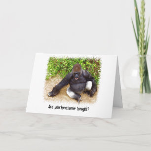 Tarjeta Funny Gorilla Card