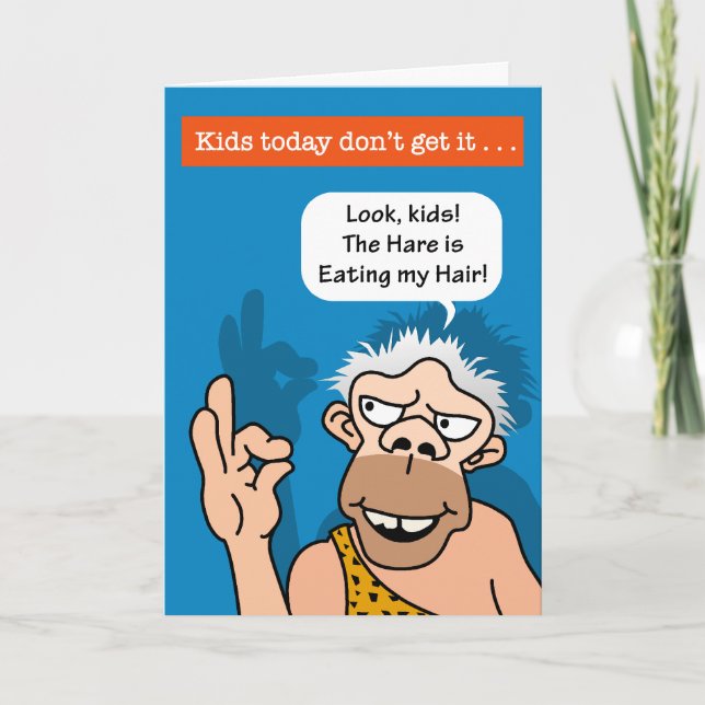 Tarjeta Funny Grandfather Birthday Card (Anverso)