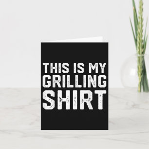 Tarjeta Funny Grilling Bbq Barbacoa Fumador De Carne Gr
