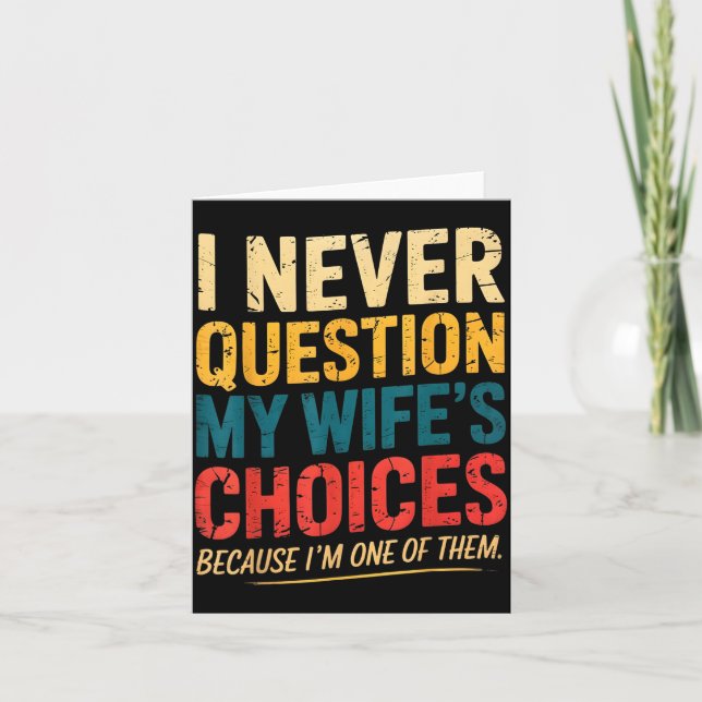 Tarjeta Funny Groovy Dad Joke Quote For Husband Fathers Da (Anverso)