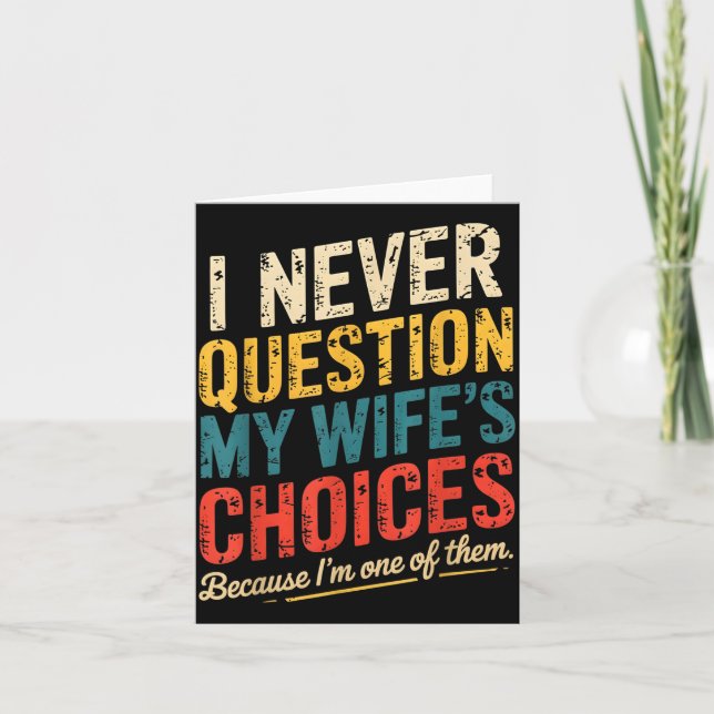 Tarjeta Funny Groovy Dad Joke Quote For Husband Fathers Da (Anverso)