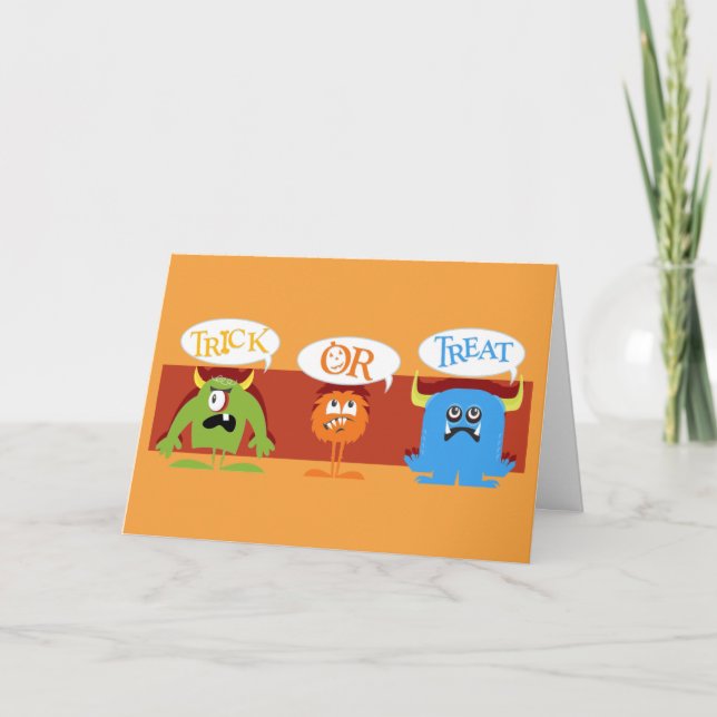 Tarjeta Funny Halloween Card (Anverso)