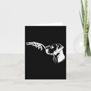 Tarjeta Funny Halloween Skeleton