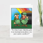 Tarjeta Funny Happy St. Patrick's Day Card<br><div class="desc">Disfruta esparciendo la risa con esta graciosa y feliz tarjeta de saludo del Día de San Patricio del caricaturista Bill Abbott; envía algunas risas junto con tus mejores deseos para una feliz festividad. El personalizado de Bill Abbott "Spectickles", el cómic sindicado a nivel internacional, también ha aparecido en Hallmark U.K.,...</div>