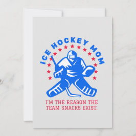 TARJETA FUNNY ICE HOCKEY MOM