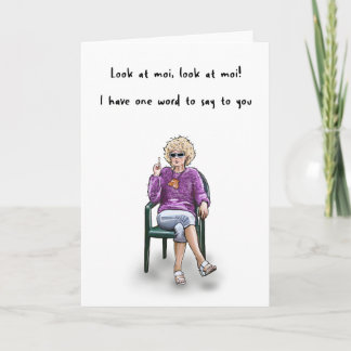 Tarjeta Funny Kath Day-Knight Birthday Card