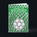 Tarjeta Funny Lacrosse Birthday<br><div class="desc">Tarjeta de cumpleaños creativa lacrosse para jugador,  entrenador de equipo o aficionado al deporte.</div>