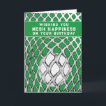 Tarjeta Funny Lacrosse Birthday<br><div class="desc">Tarjeta de cumpleaños creativa lacrosse para jugador,  entrenador de equipo o aficionado al deporte.</div>