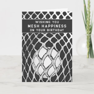 Tarjeta Funny Lacrosse Birthday