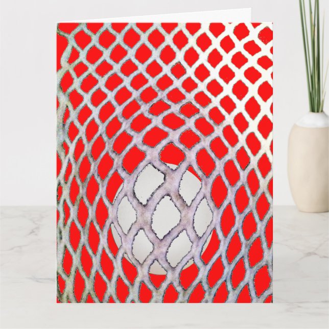 Tarjeta Funny Lacrosse Birthday (Anverso)