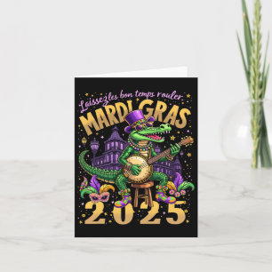Tarjeta Funny Laissez Les Bon Temps Rouler Mardi Gras 2025